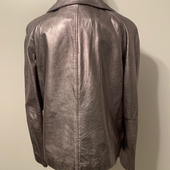 Jones New York Leather Jacket - NWOT - Picture 3 of 9